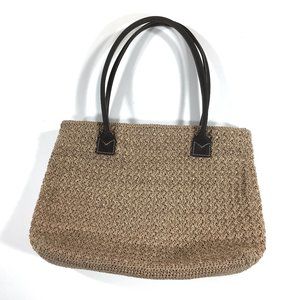 Frankie and Johnnie Shoulder Bag Tan Macrame